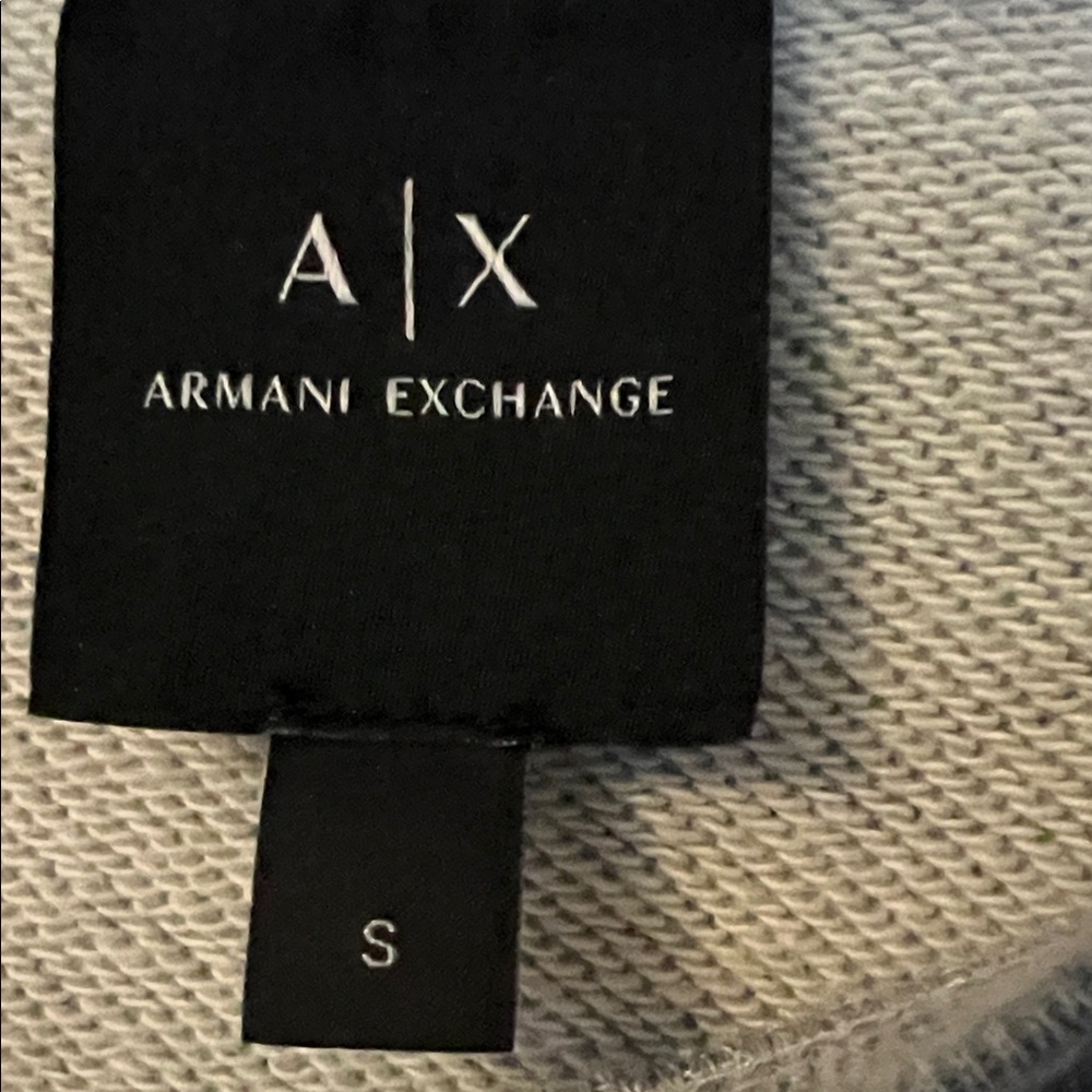 Armani Exchange Heather Gray Crewneck - Picture 2 of 3